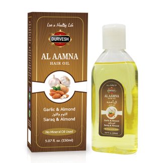 almond & garlic hair oil