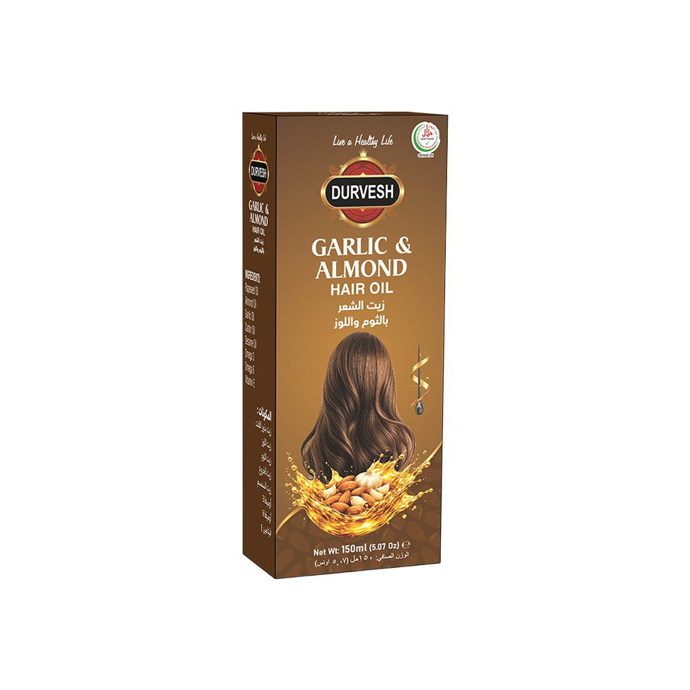 Almond & Garlic Hair Oil