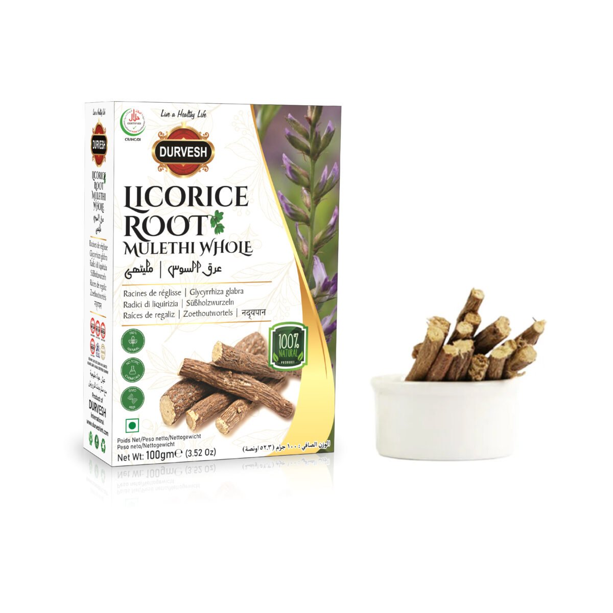 LICORICE ROOTS 100GM