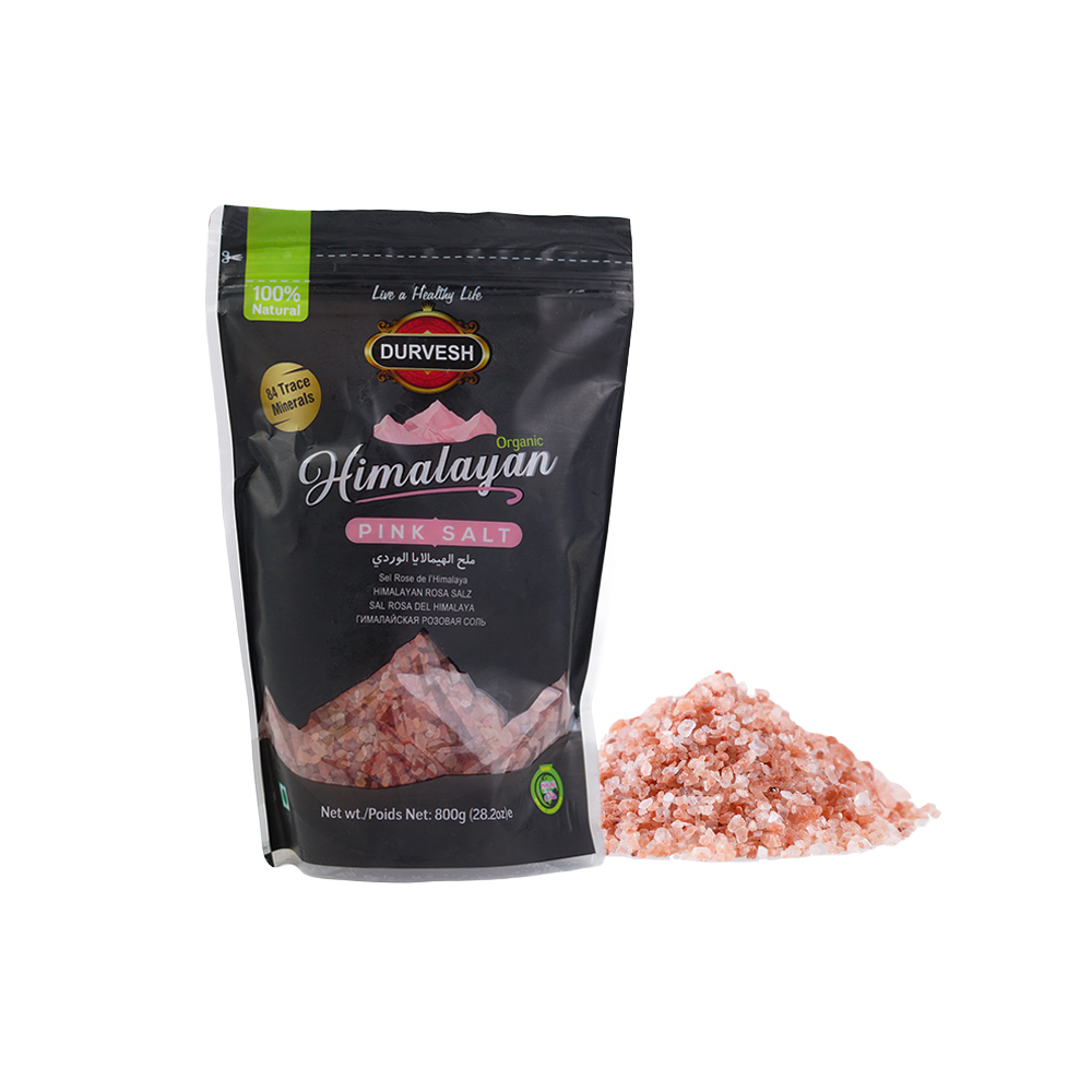 HIMALAYN DARK PINK COARSE SALT 2-5mm Pouch