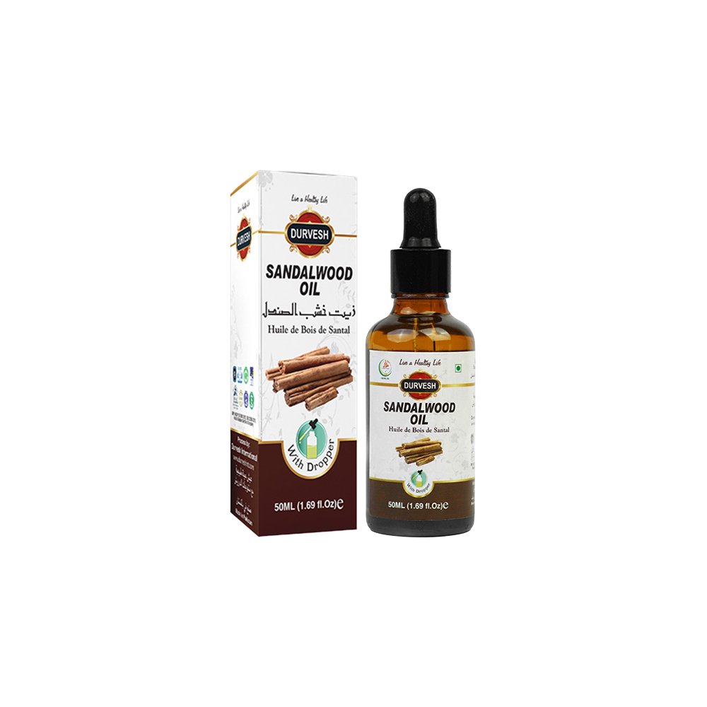 SANDALWOOD OIL 50ML WITH DROPPER