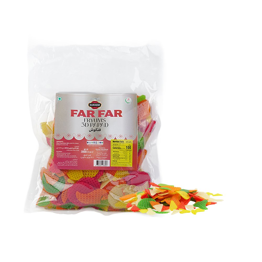 far far fryums 3d papad