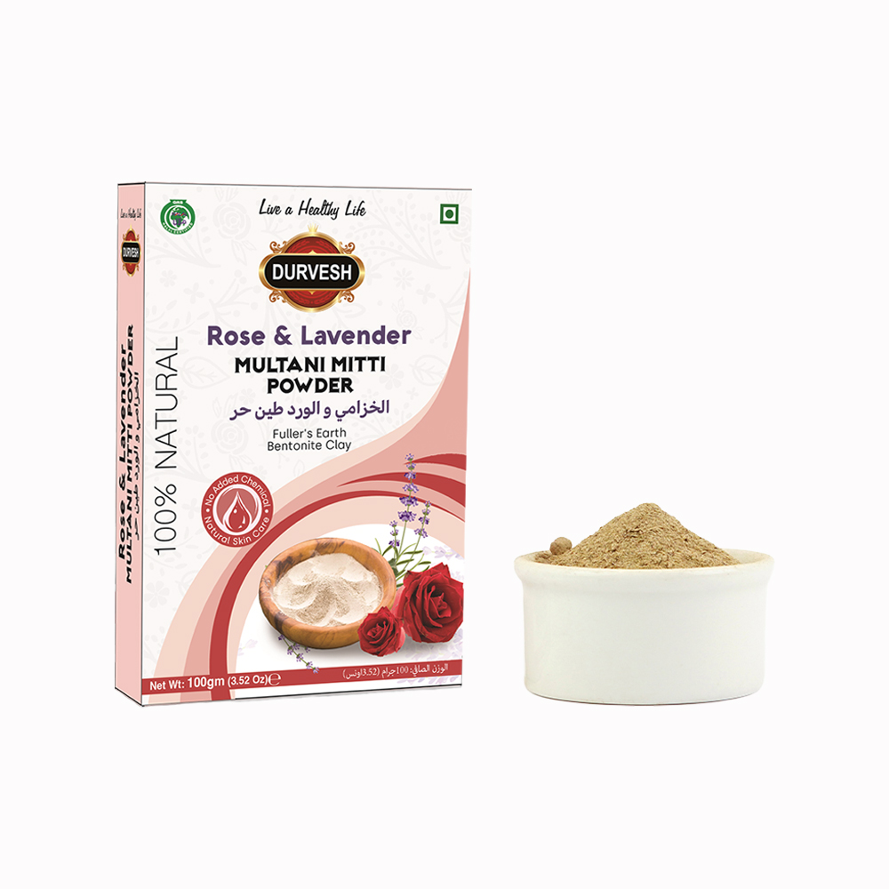 Multani Mitti Rose & Lavender Powder