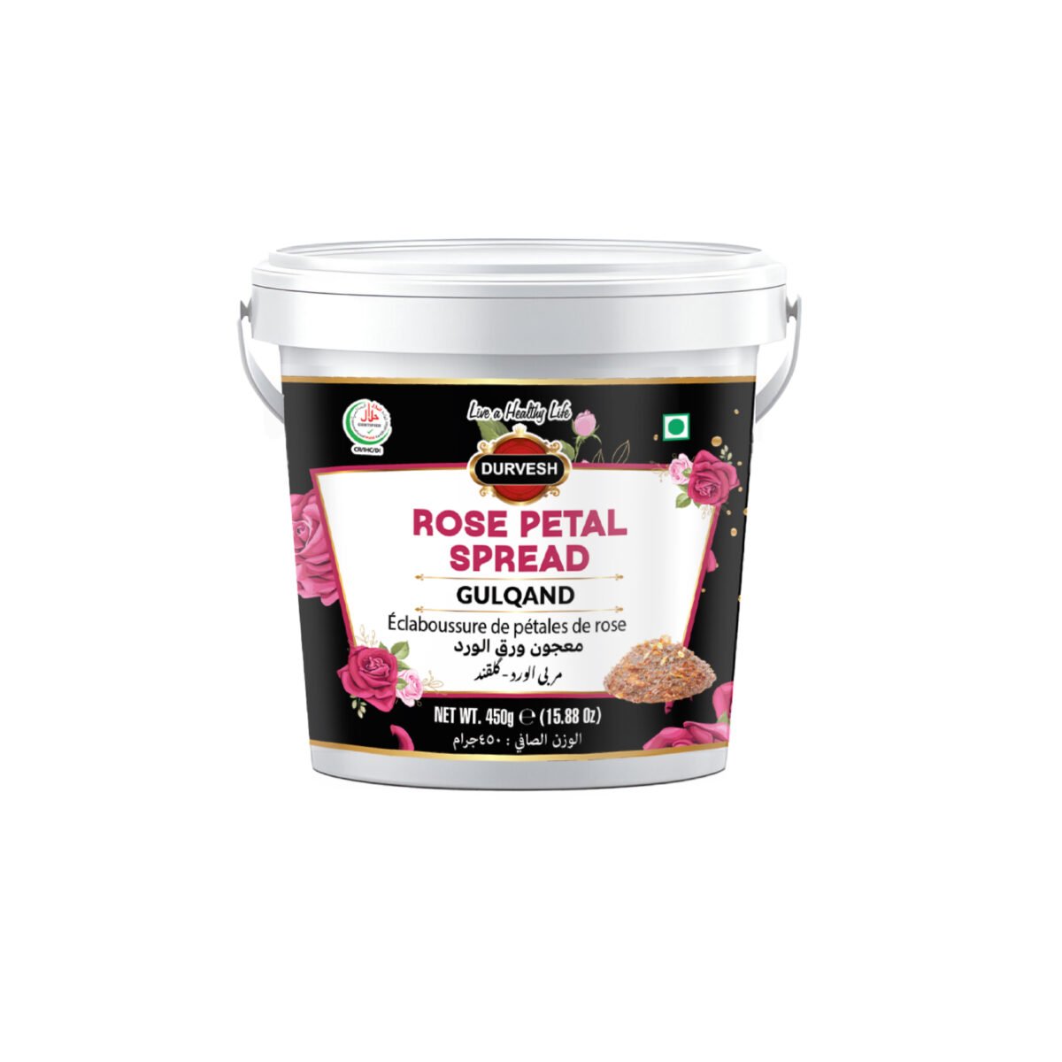ROSE PETAL SPREAD GULKAND MURABBA 450GM