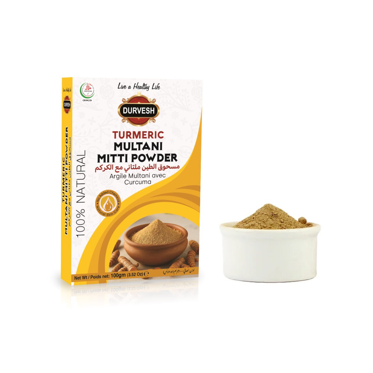 TURMERIC MULTANI MITTI POWDER 100GM