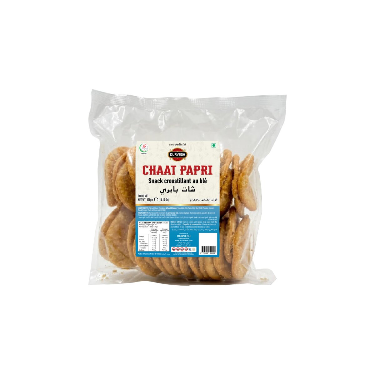 CHAAT PAPRI 400GM