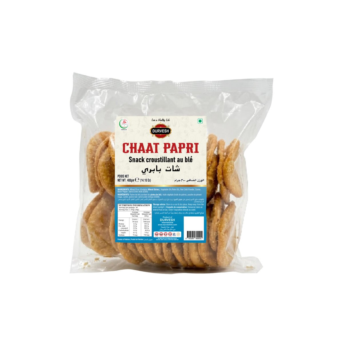 CHAAT PAPRI 400GM
